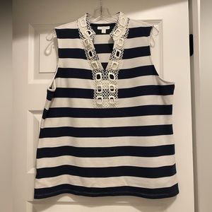 Charter Club Preppy Stripe Top XXL
